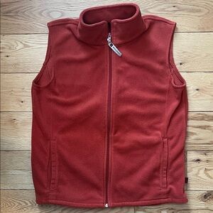 Woolrich Women’s Fleece Vest Pumpkin Color